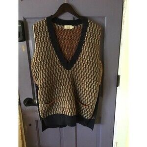 Maison Kitsune oversized poncho vest